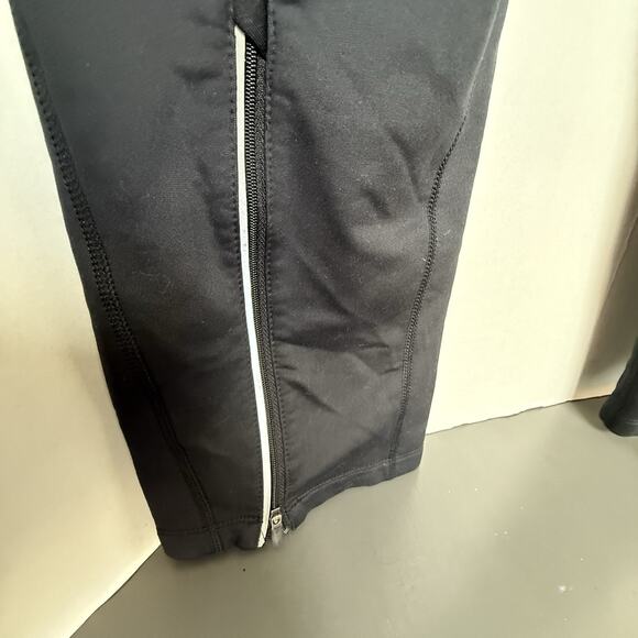 Nike Women’s Running Pants‎ Straight Zipper Leg Black Size S 28x30 - Picture 8 of 12